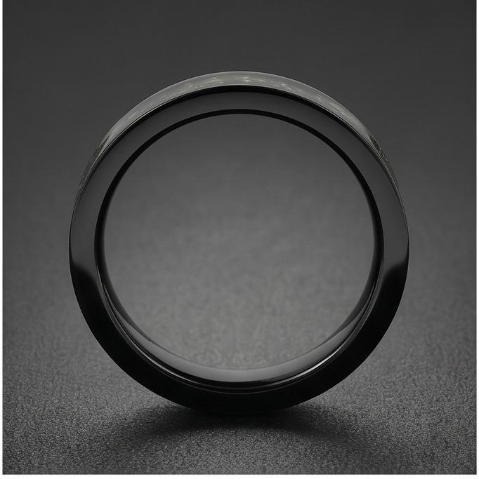 Moss Agate Mens Ring ~ Black Tungsten Moss Agate Band ~ Natural Forest Inlay Band (4mm & 8mm) ~ Mens Wedding Band ~ Engagemen