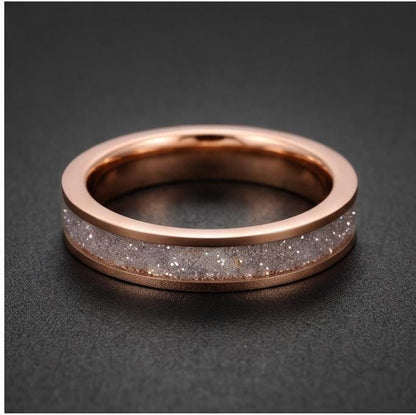Moonstone Ring, Rose Gold Tungsten Ring, Rose Gold Wedding Ring, Mens Wedding Band, Womens Ring, Anniversary Ring, Engagement