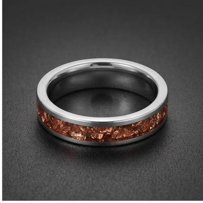 Morganite Ring, Silver Tungsten Ring, Mens Wedding Band, Womens Wedding Ring, Anniversary Gift, Comfort Fit, 4mm Ring, 8mm Ri