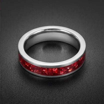 Silver Ruby Ring with Handcrafted Band | Elegant Anniversary and Birthday Gift | Vibrant Statement Jewelry for Casual or Form