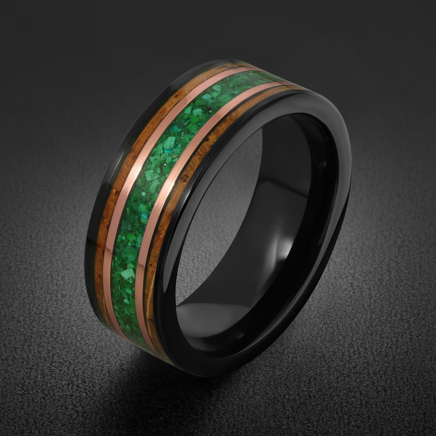 Black Tungsten Men’s Wedding Band