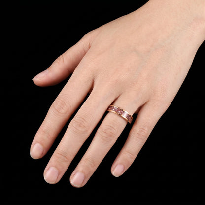Rose Gold Morganite Ring ~ Blush Pink Gemstone Engagement Jewelry ~ Romantic Anniversary Gift for Her ~ Timeless Love Ring (4